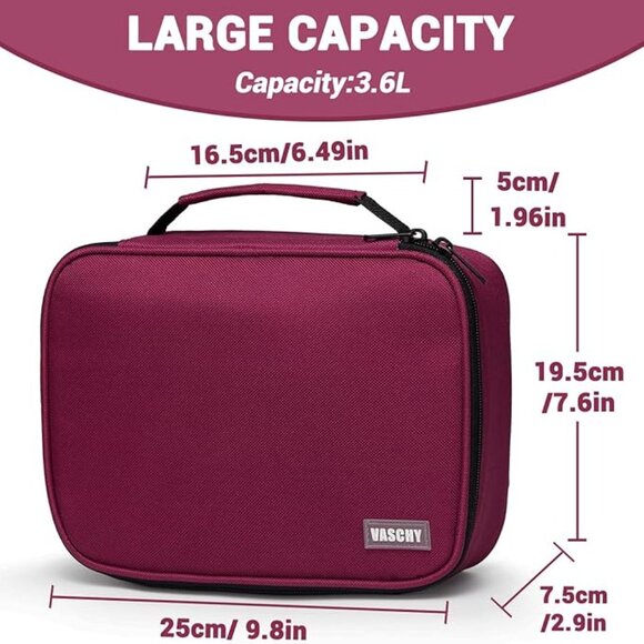 Vaschy Pencil Case Large Capacity Pen Holder Pouch with Mesh Pockets - Picture 2 of 7